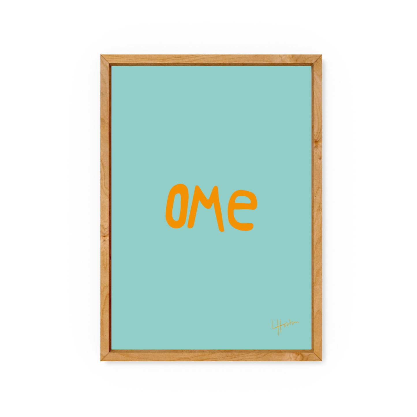 Ome - Yorkshire Slang Art Print - Luke Horton