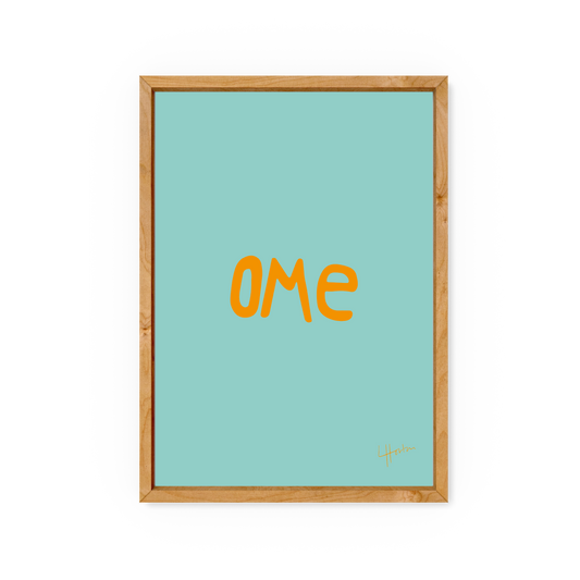 Ome - Yorkshire Slang Art Print - Luke Horton