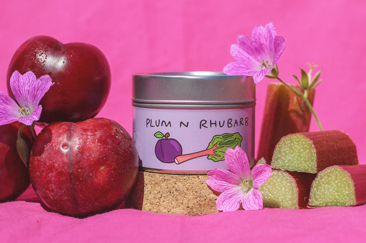 Plum and Rhubarb Candle - Luke Horton