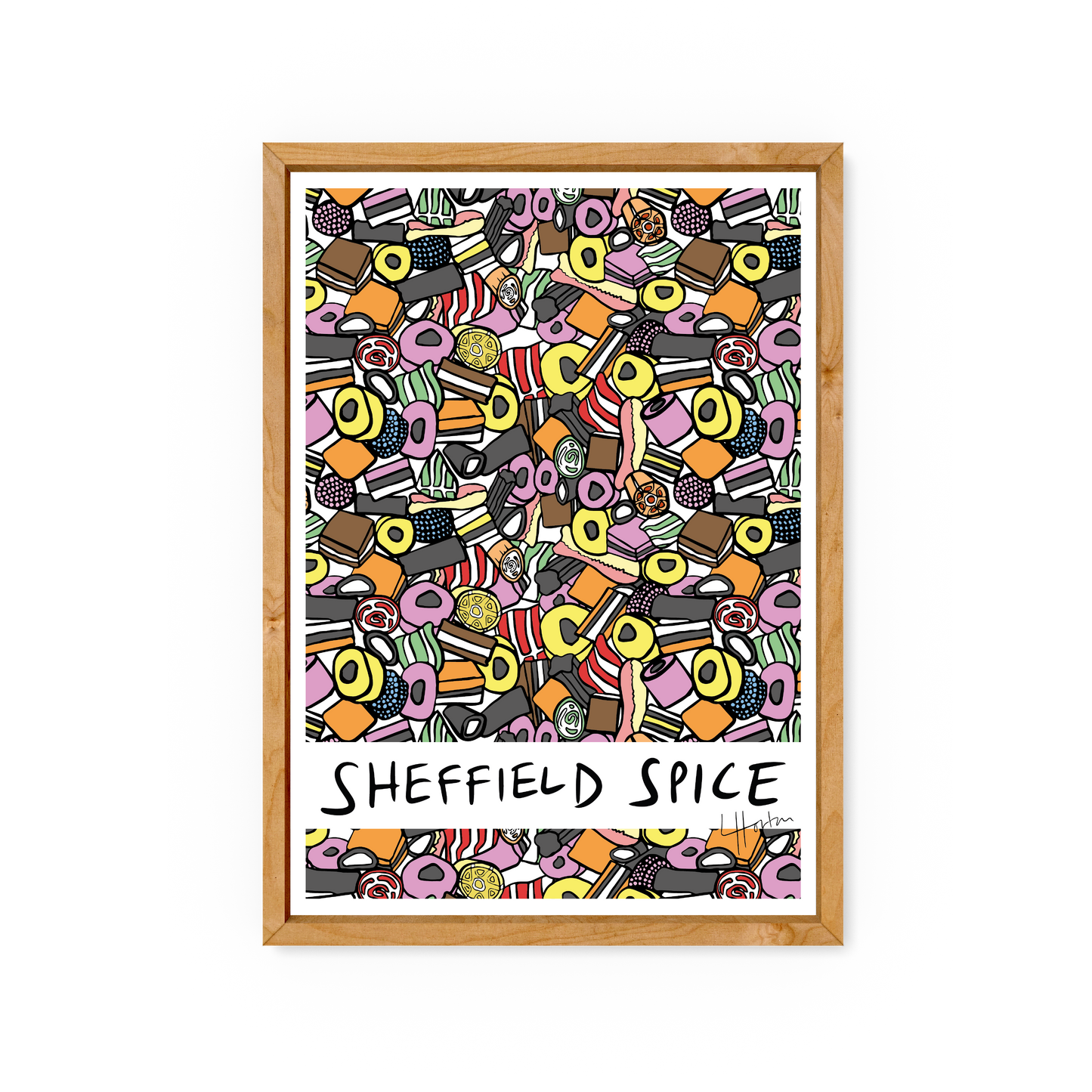 Sheffield Spice - Sheffield Sweets Print - Luke Horton