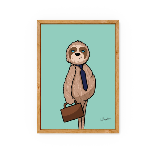 Sloth - Animal Print - Luke Horton