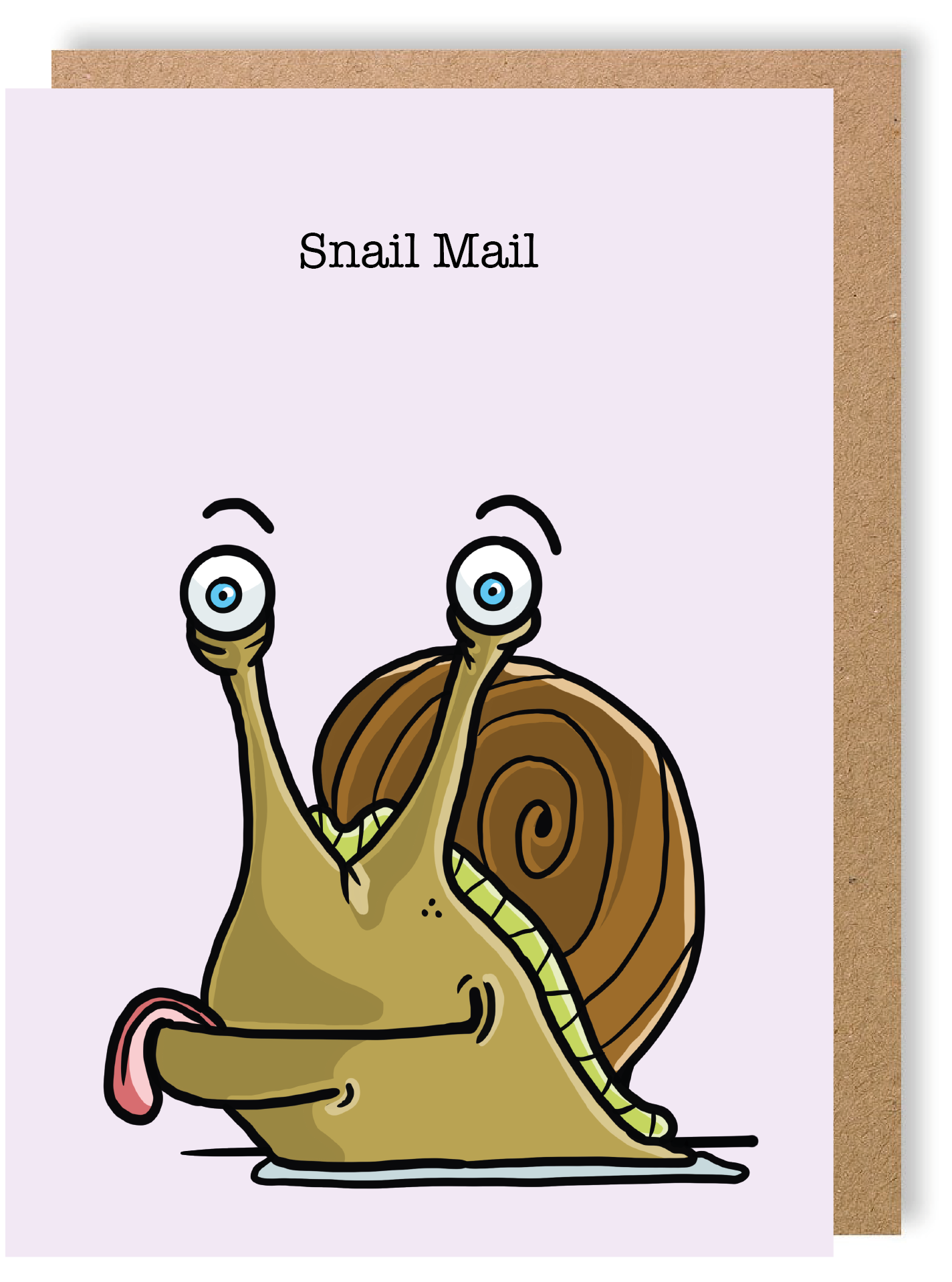 Snail Mail - Snail - Greetings Card - LukeHorton Art