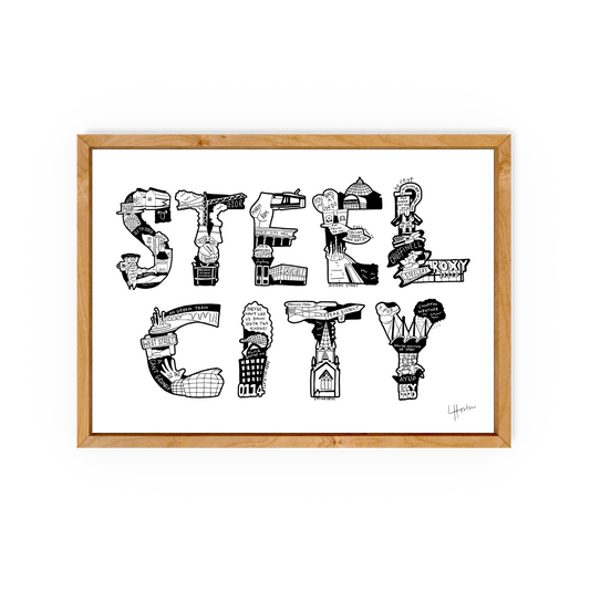 Steel City - Sheffield Art Print - Luke Horton