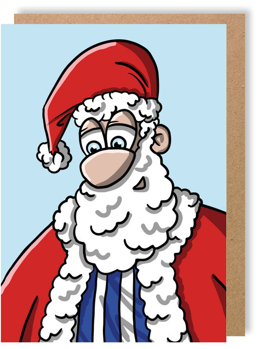 SWFC - Santa - Greetings Card - LukeHorton Art