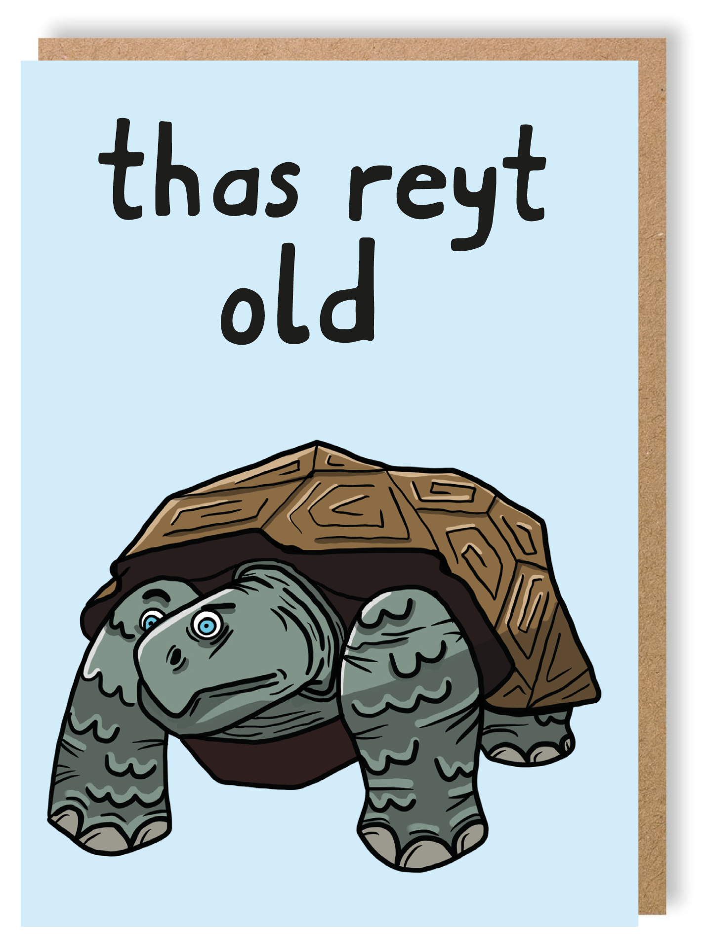 Thas Reyt Old - Greetings Card - LukeHorton Art