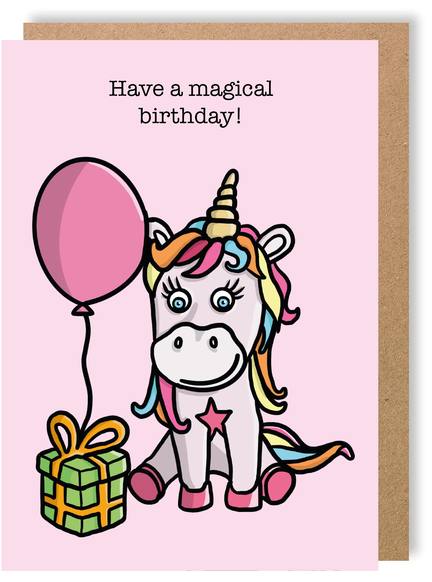 Have A Magical Birthday! - Unicorn - Greetings Card - LukeHorton Art