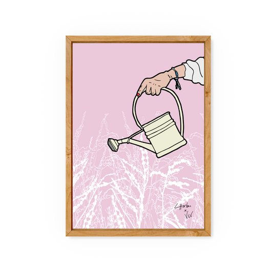 My Garden - Luke x Viv Collaboration - Art Print - Luke Horton