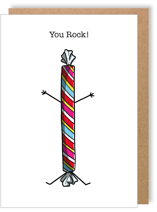 You Rock - Rock - Greetings Card - LukeHorton Art